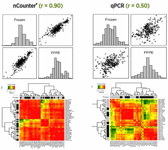 nCounter and qPCR using FFPE tissue samples